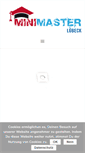 Mobile Screenshot of minimaster-luebeck.de